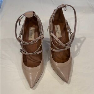 Valentino Women's Nude Strappy Heels